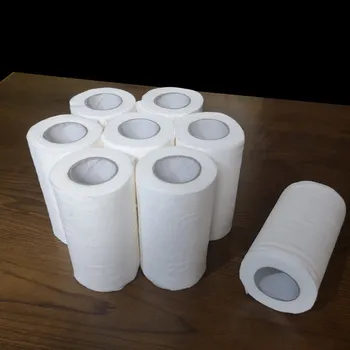 

Hollow Toilet Paper Bathroom Replacement Disposable Paper Coreless Portable Tissue Rolls Kitchen Napkin Paper 6/8/10 Roll #LR4