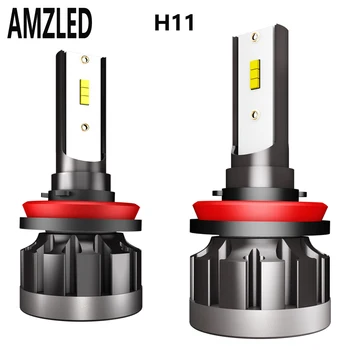 

AMZLED H8 H9 H11 LED Headlight Bulbs Super Bright CSP LED Chips 12000LM/Pair 6000K White Bulb Conversion Kit 360 Degree High pow