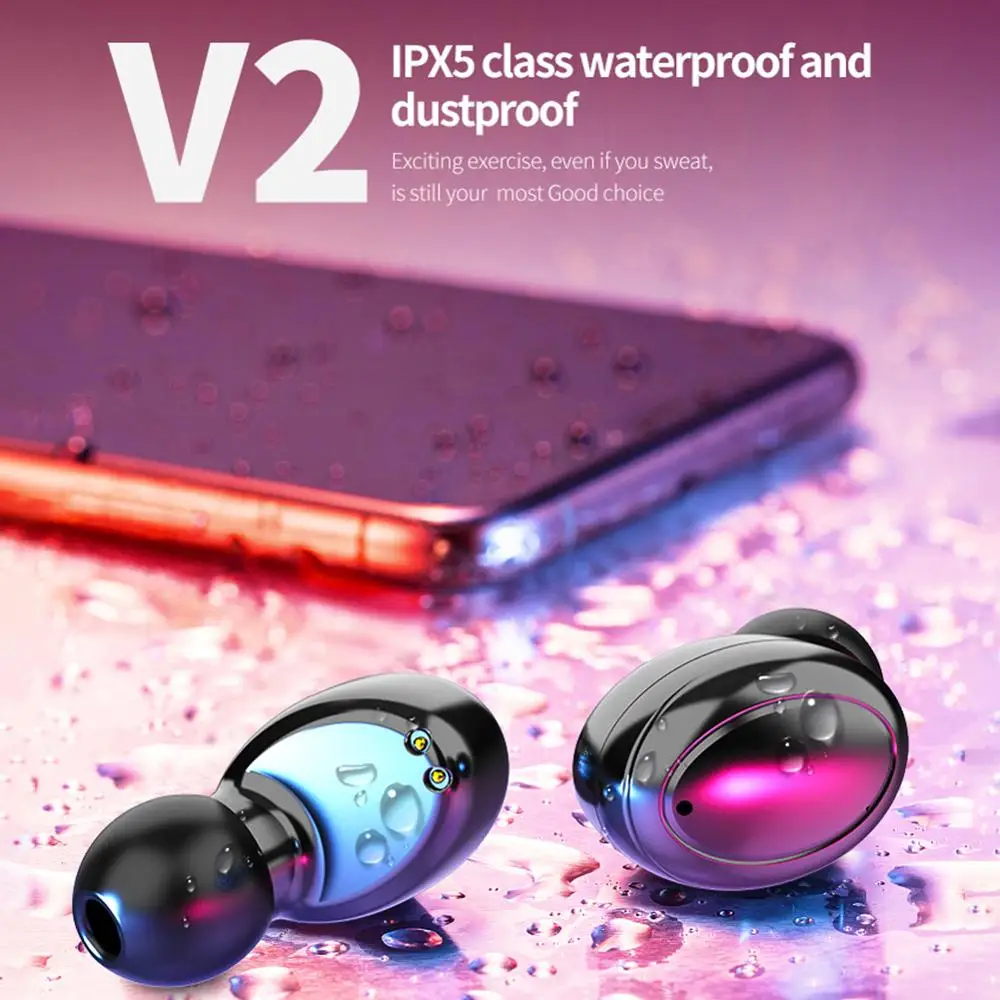 TWS Bluetooth 5 0 Earbuds Wireless Stereo Sports Headphones with Microphone Earpiece Bluetooth Sport Earbuds Headset