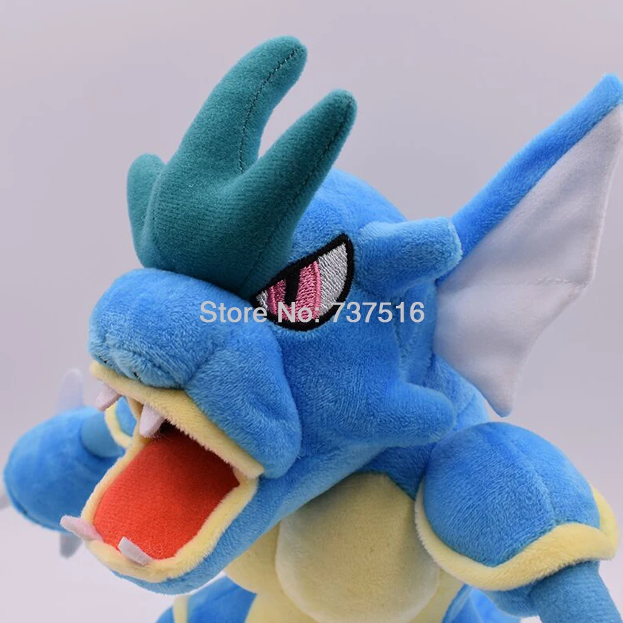Аниме синий стоящий Gyarados белый Gardevoir плюшевые детские мягкие игрушки животные мягкая кукла Дети Рождественские подарки 12-17 дюймов