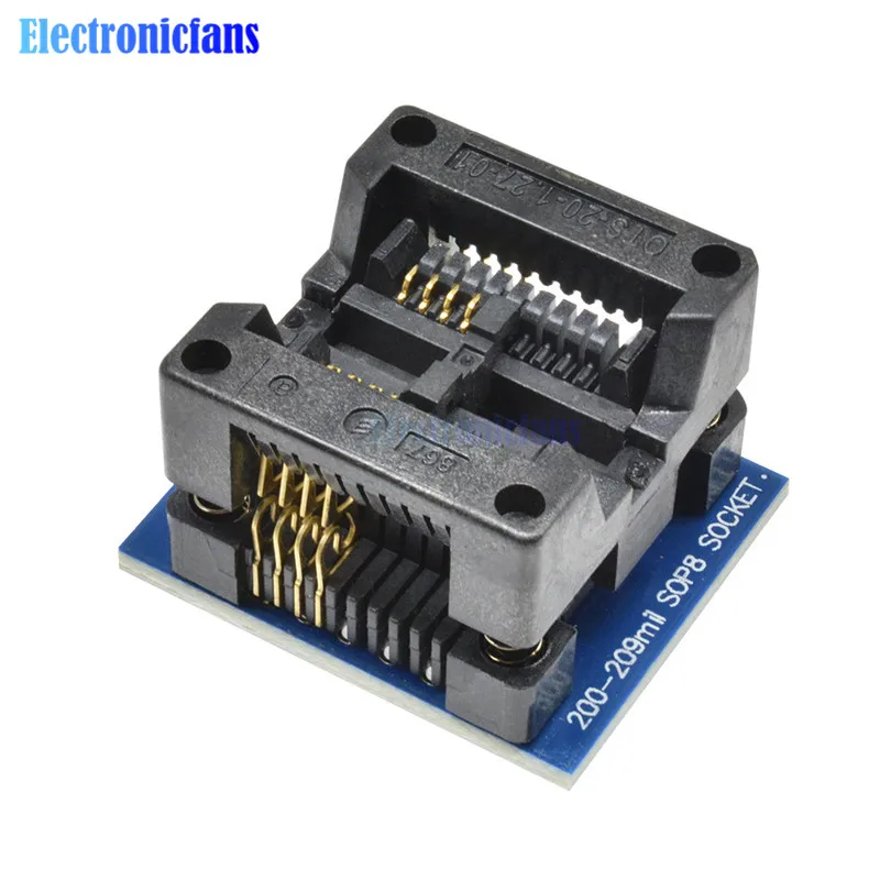 Адаптер diymore SOIC8 SOP8 К DIP8 переходник широкий чип 200mil | Электронные компоненты и