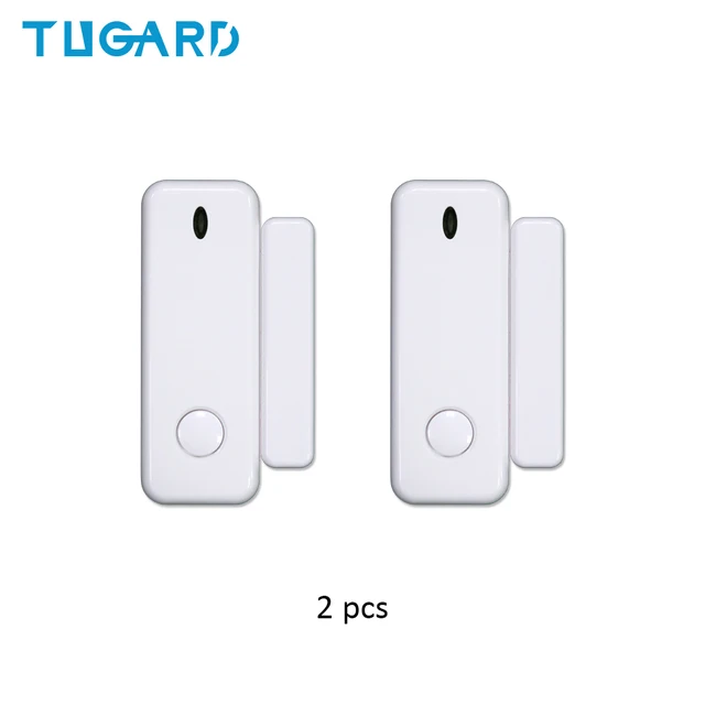 TUGARD D10 Mini Window Door Alarm Sensor 433mhz Wireless Door Lock Switch Accessories for Security Alarm Host YK-008-D10-2pcs