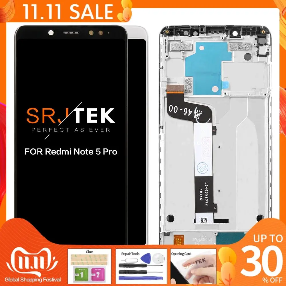 Оригинальный ЖК дисплей для Xiaomi Redmi Note 5 Pro Prime дигитайзер сенсорного экрана с