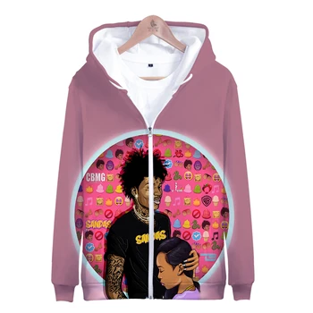 

Sahbabii Rapper Cool Hip Pop Fashion High Quality 3D New Hoodies Japanese zipper Fashion Casual Hoodies Unisex/Kids Sweatshirts