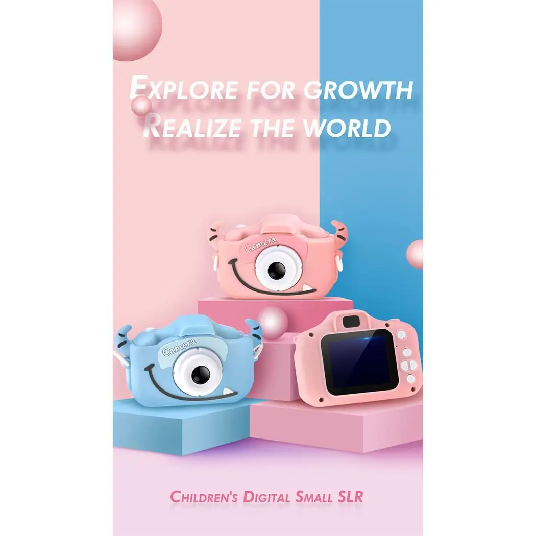 Мини Детская видеокамера детские развивающие игрушки для детей детские подарки на день рождения Подарочная цифровая камера 1080P проекционная видеокамера