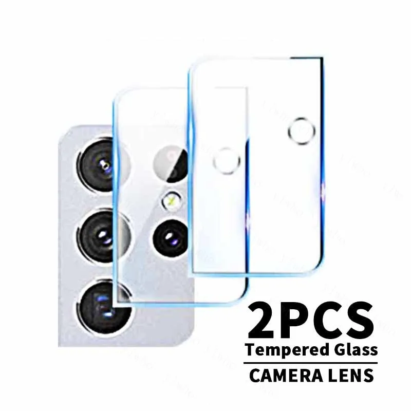 2Pack Per Samsung Galaxy S21 Ultra Back Camera Lens Glass Full Cover Proteggi Schermo Protector Full Edge Cover S 21