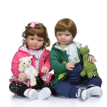 

Big reborn toddler baby silicone doll 70cm 1 year real baby size bebes reborn boy girl doll toys gift babies clothing model