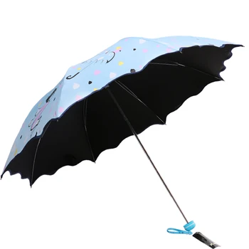 

Fashion Folding Portable Umbrella Rain Women Sun Colour Umbrella Corporation Parasol Umberlla Girls Rainwear 50