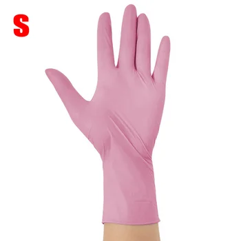 

One-time Use Nitrile Gloves Food Home Catering Processing Oil-Proof Soft 100pcs One-time Use Gloves Brand New And High Quality