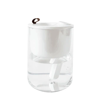 

EAS-Small Ecological Humidifier, Mini Mute USB Ultrasonic Atomizing Moisturizing Air, Night Light Home Office