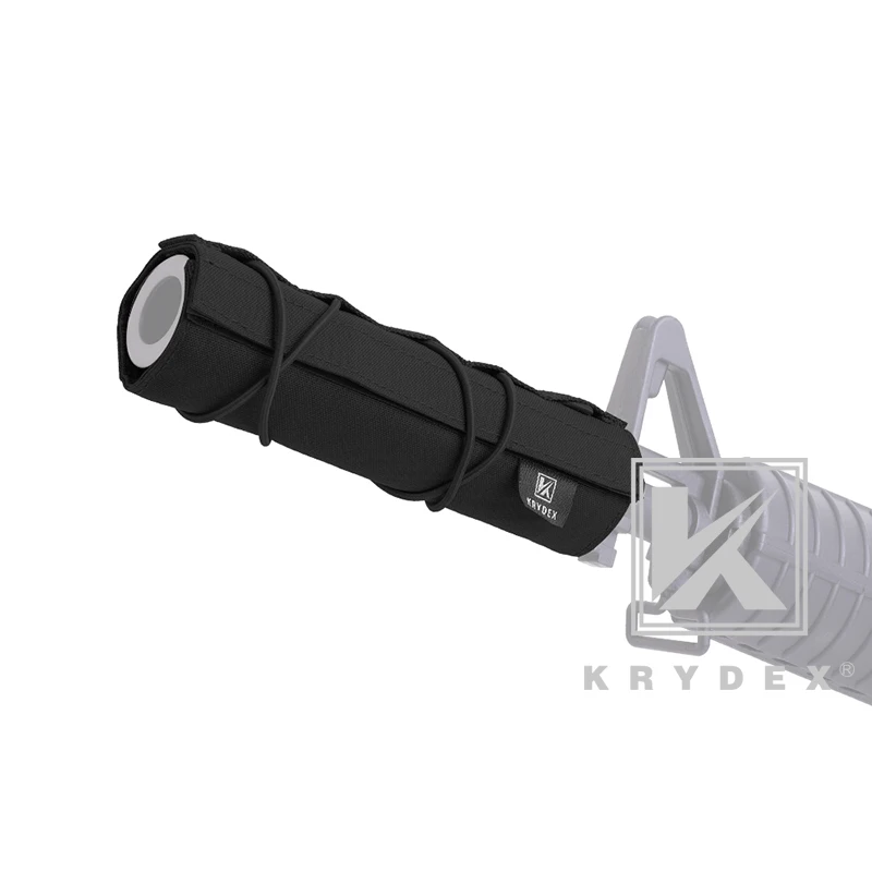 

KRYDEX 18/22CM Muffler Protective Case Tactical Shooting Suppressor For Surefire FA762K Nylon Silencer Protector Cover Accessory