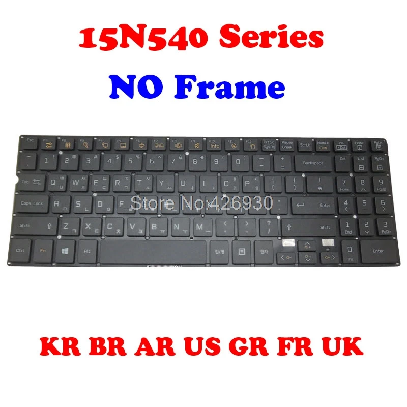 BR AR US GR клавиатура для LG 15N540 A C E F G H K 15ND540 U|Клавиатуры| |