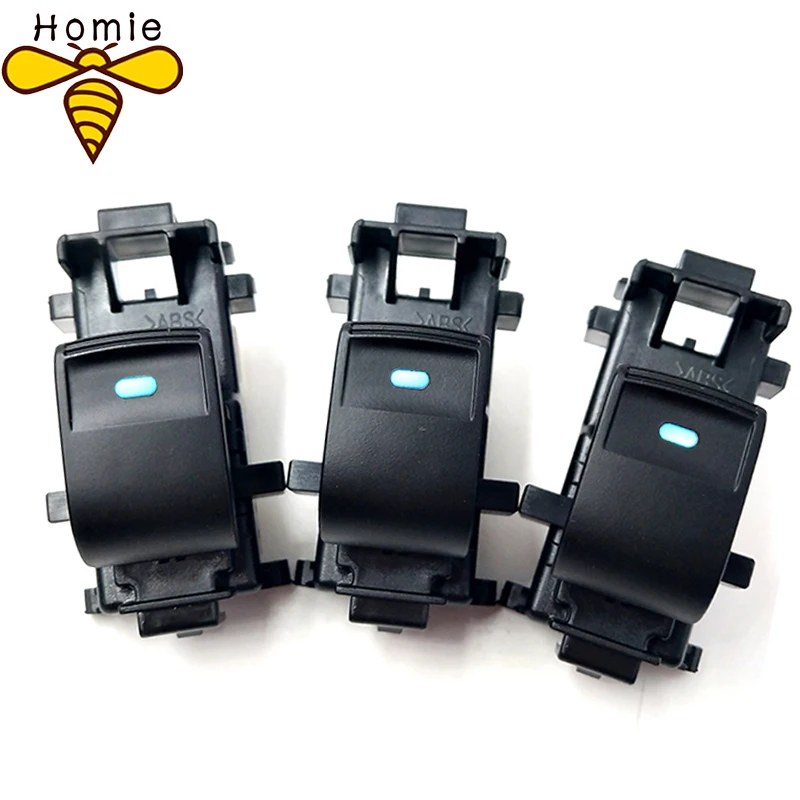

Lighted 3X Single Window Switch Passenger For Toyota RAV4 Camry Corolla Cruiser ice blue 84820-06130 84820-02190 backlight