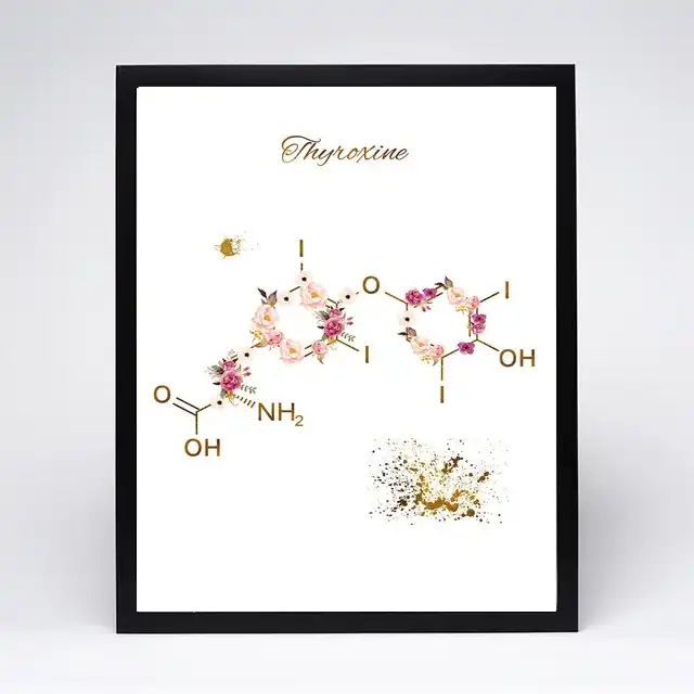 Molecula De Tioxina Arte Imprimir Poster De Lienzo Decoracion De