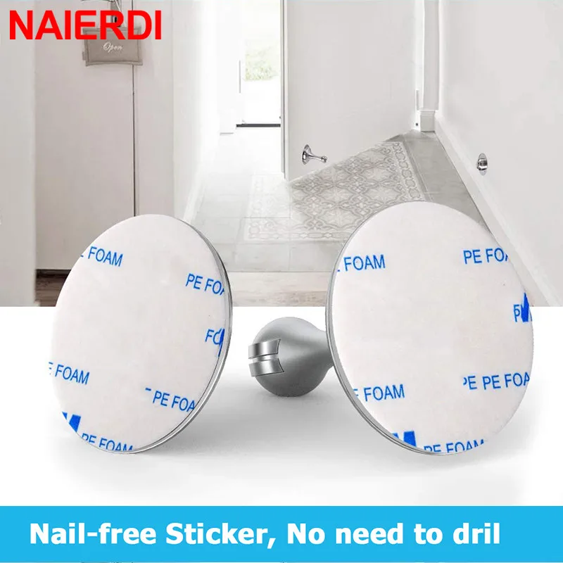 Stainless Steel Door Stopper,Magnetic Door Stop,Door Catch,Nail-free ,ኣቻዮ ደው ምባል ማግነታዊ ደው ምባል ማዕጾ ምሓዝ ድልዱል ከረን ኣቕሑ ገዛ - Image 4