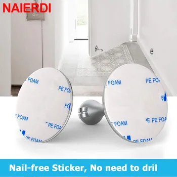 Stainless Steel Door Stopper,Magnetic Door Stop,Door Catch,Nail-free ,ኣቻዮ ደው ምባል ማግነታዊ ደው ምባል ማዕጾ ምሓዝ ድልዱል ከረን ኣቕሑ ገዛ - Image 4
