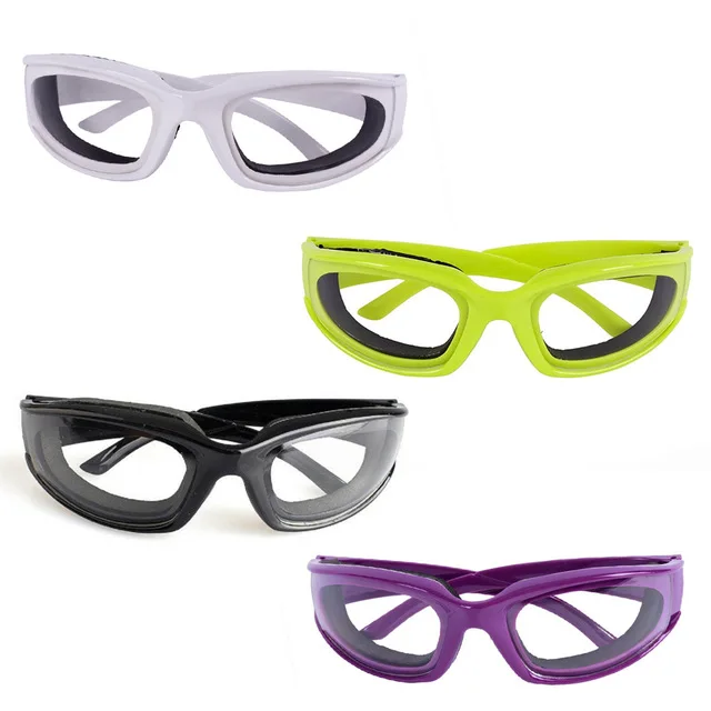 Режущие очки для лука, кухонные очки для уборки, кухонные защитные очки для глаз с разрывом, кухонные аксессуары - Цвет: Random Color