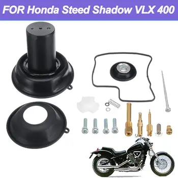

Vacuum Diaphragm Plunger Kit Carburetor Diaphragm plunger w/Needle Carburetor Repair Kit for Honda Steed Shadow VLX 400