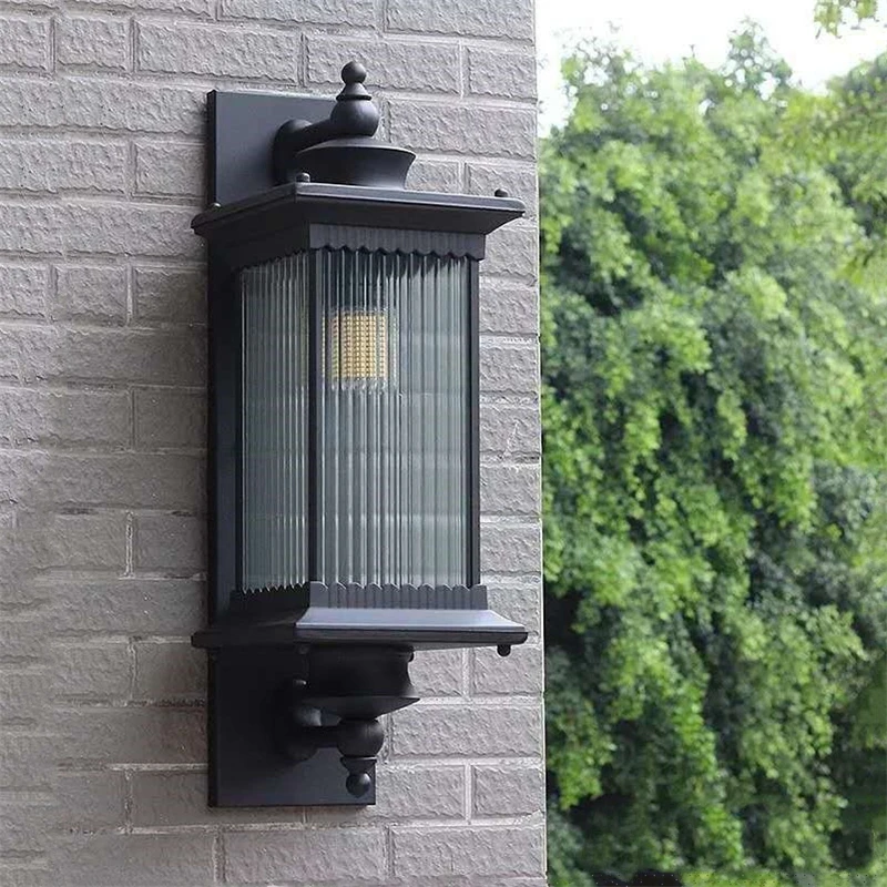 

Outdoor Lighting Exterior Waterproof Wall Lights Courtyard Gate Sconce Wall Lamp Garden Outdoor Light Led Light Fixtures E27