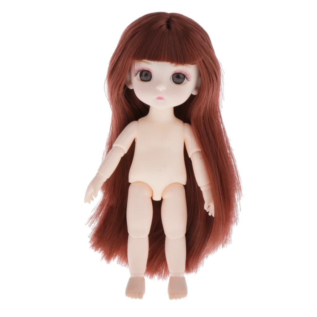 Lovely 16cm 13 Ball Jointed Princess Doll  Body Gifts DIY Replacements