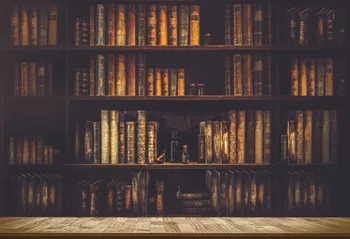 

vintage study room kids photo background vinyl Fotografia Magic books Photography backdrops for Photographer Studio props LV-609