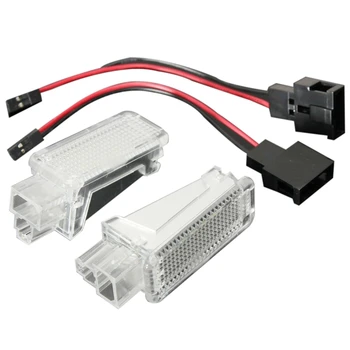 

2X LED Interior Light Door Courtesy Footwell Luggage Lamp for SKODA Lambo