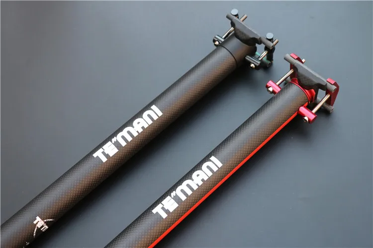 

TEMANI bike full carbon seatpost T800 33.9/34.9*580MM 340g