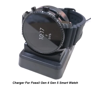 

Charging Base For Fossil Gen 4 Gen 5 Smart Watch Simple and Portable Watch Charger Adapter for Scratch Protection Vertical Stan