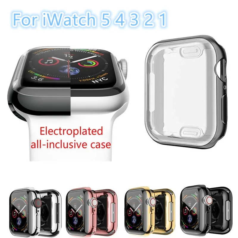 Отдел 2 5 4 3 защитный чехол для Apple IWatch чехлы Защита экрана iwach 44 мм 42 0 38 | Мобильные