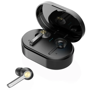 

Black Waterproof Bluetooth 5.0 Wireless Earphone Touch-Control 6D Stereo Earbuds Bass Handsfree Headset with Microphone Charging