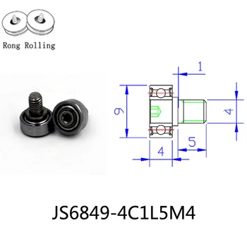 

684zz bearing with m4X4,diameter 9mm thickness 4mm,sliding bearing rollers/pulleys/wheels,303 stainless steel materila for screw