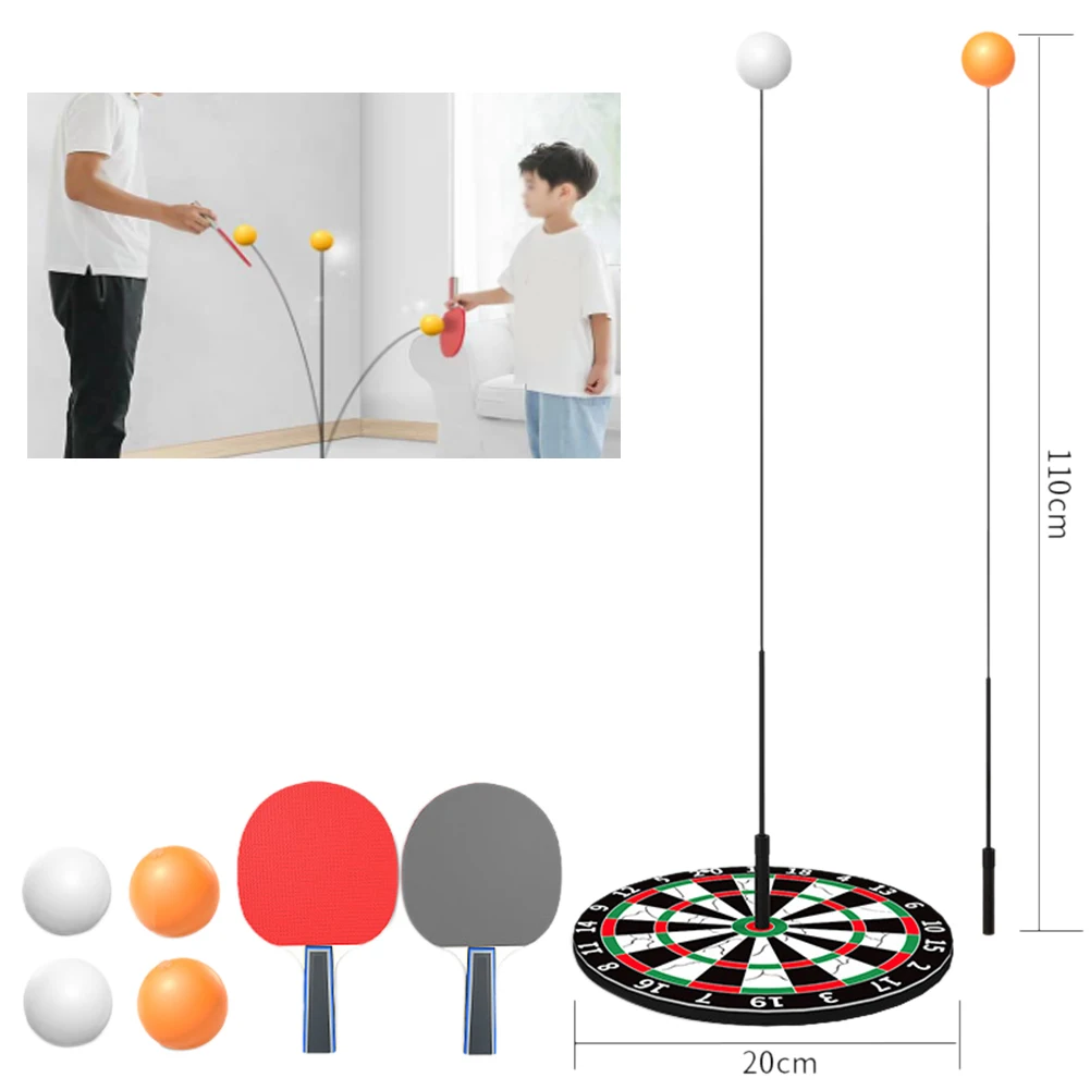 

Beginner Stable Universal Elastic With Paddle Table Tennis Trainer Adjustable Soft Shaft Sports Equipment Fixed Rebound Training