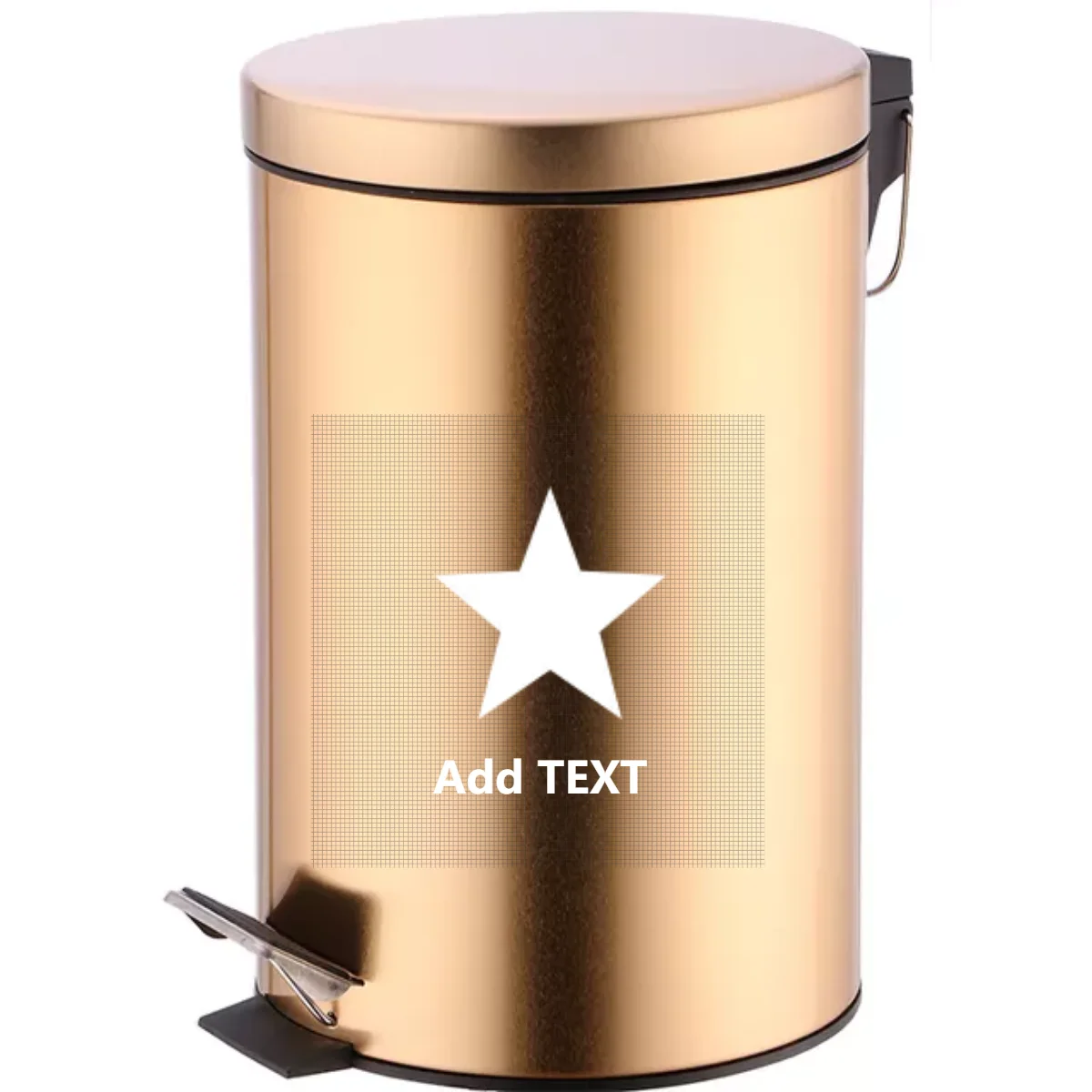 fashion kitchen built in barrel pop up door bamboo trash bin