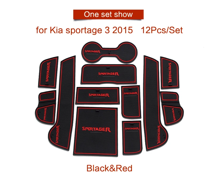 Car Gate Slot Cup Mat for KIA Sportage 3 2011 2012 2013 2014 2015 Door Groove Mats Anti-Slip Cup pad Cover Interior Accessories Car Gate Slot Cup Mat for KIA Sportage 3 2011 2012 2013 2014 2015 Door Groove Mats Anti-Slip Cup pad Cover Interior Accessories