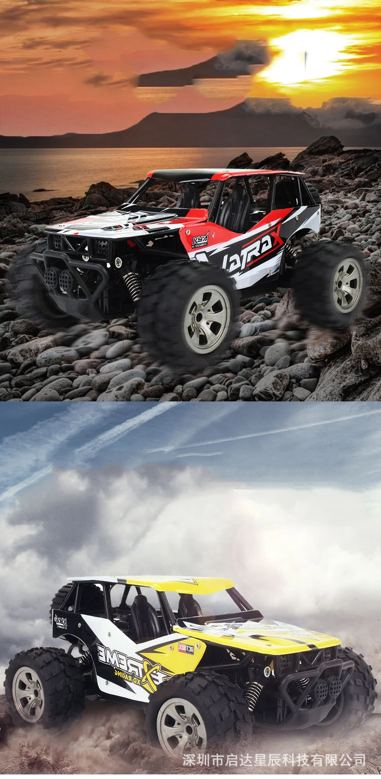 1:18 RC Monster Truck 2,4 г 18 км/ч 4CH RC большие шины автомобиль RTR внедорожная детская игрушка подарок 260 мощный двигатель RC автомобиль