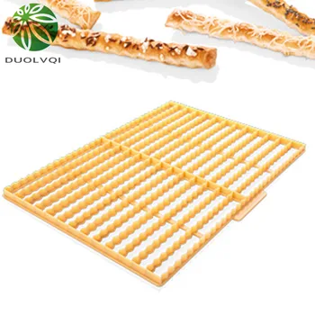 

Finger Cookies Making Mould BPA Free Plastic Cookie Mold Strips Molar Stick Cookies Cutter Fondant Pastry Wavy Cutting Tool