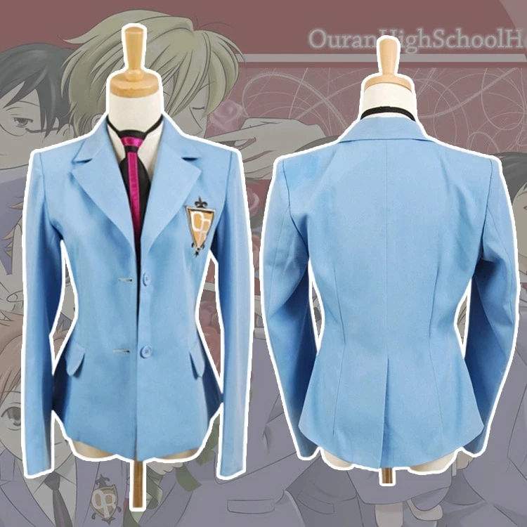 Лидер продаж, Ouran, старшеклассник, Клубная школа Haruhi Kyoya Hikaru Takashi костюм для косплея пиджак и галстук рубашка парик