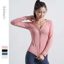 Спортивный топ для фитнеса, женские быстросохнущие футболки для женщин, спортивная одежда с длинным рукавом для бега, женские спортивные топы на бретелях, Athelitic WT03