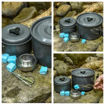 

Outdoor Mini Portable Alcohol Stove & Rack Combo Set Alcohol Stove with Cross Stand Stove Rack Outdoor Stoves