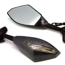 Универсальные Углеродные поворотные боковые зеркала заднего вида для Suzuki для Yamaha