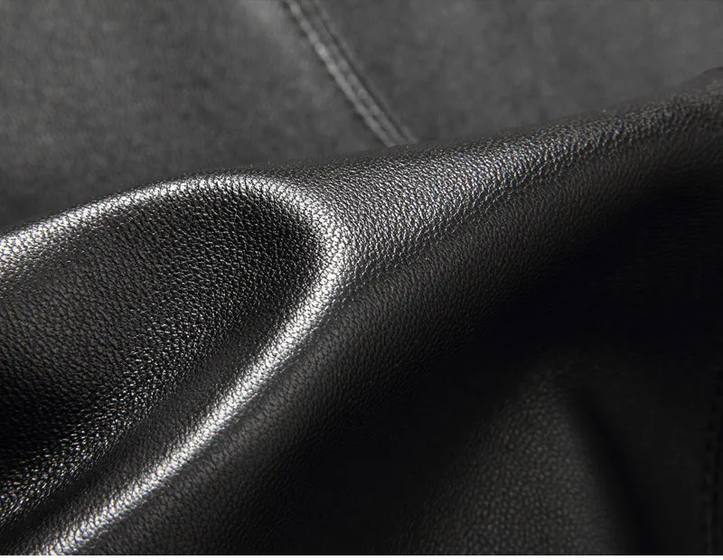 

Men's Leather Jacket Real Sheepskin Coat Bomber Genuine Leather Jacket Men Short Chaqueta Cuero Hombre DK090 KJ2119