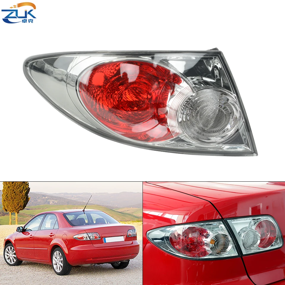 Задний фонарь для внешнего бампера ZUK задний стоп сигнал Mazda 6 GG Sedan 2002 2015