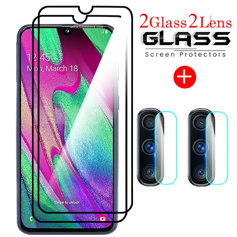 Закаленное стекло для камеры Samsung Galaxy A40, защитное стекло, Защита экрана для Samsung A40, безопасное стекло 5,9 дюйма