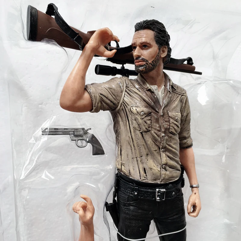 2 типа The Walking Dead Rick Grimes дерил Диксон фигурка модель игрушка; подарок 10 дюймов