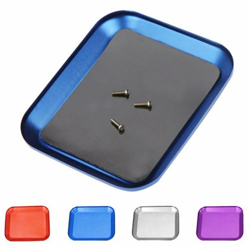 Aluminum Alloy Magnetic Screw Tray For Plate RC Car Boat Drone Model Repair | Дом и сад