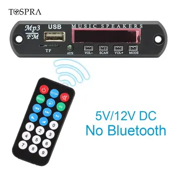 

MP3 Player With SD Card Slot/USB/FM 5V 12V Audio Module Remote Music Speaker Decoding Board USB TF FM Radio For Car
