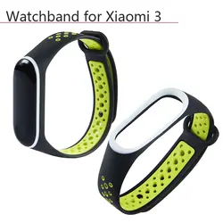 Mi Band 3 ремешок спортивные силиконовые часы браслет на запястье для Xiao mi 3 ремешок mi Band 3 браслет умный ремень Сменные аксессуары