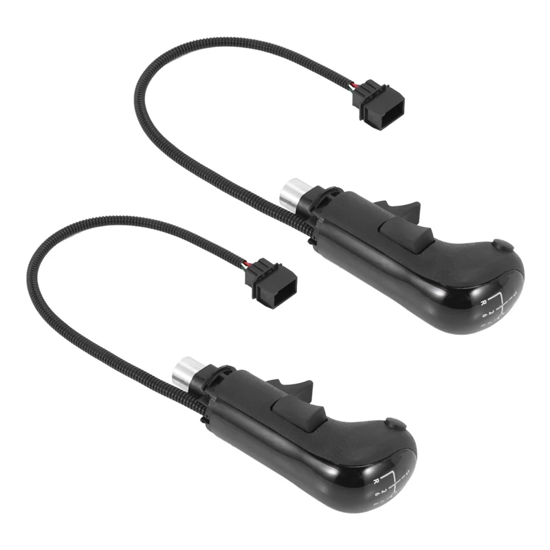 

2X 6Pin Truck Electric Shift Knob Gear Knob Gear Shift Head for MAN TGA TGX TGS 81326200043