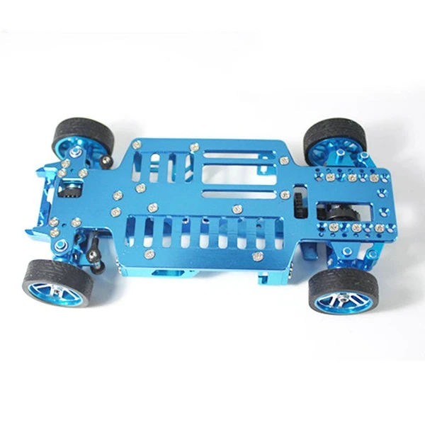 

1/28 Mini-Q Metal RC Car Frame Upgrade Parts with Differential Tire