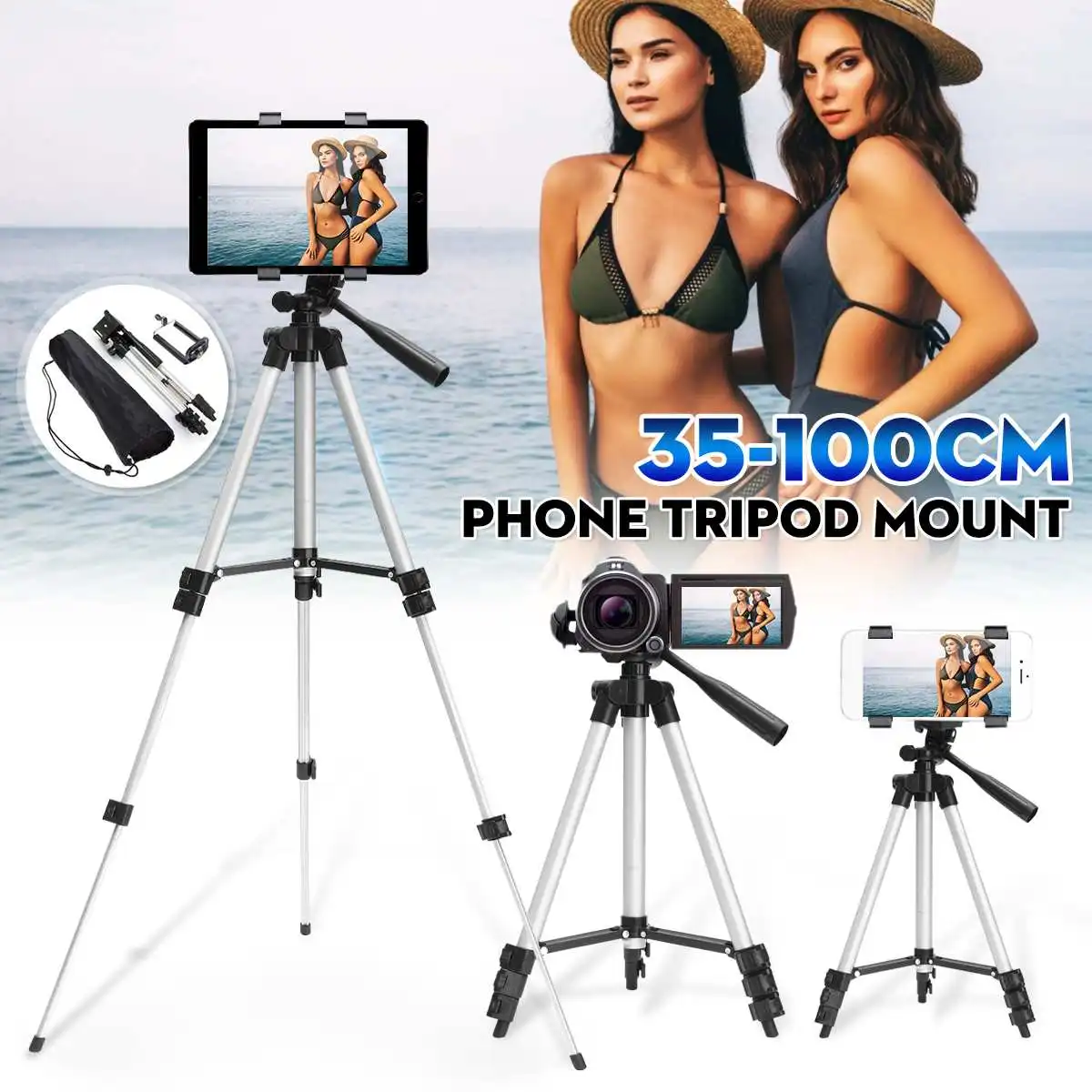 Портативный штатив для Canon регулируемый камеры смартфона крепление DSLR держатель